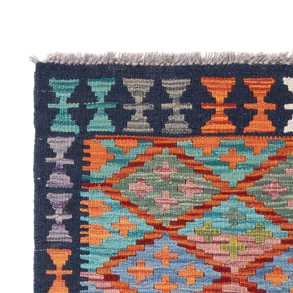 Kilim Maimana Tæppe 195x84cm - Uldtæppe