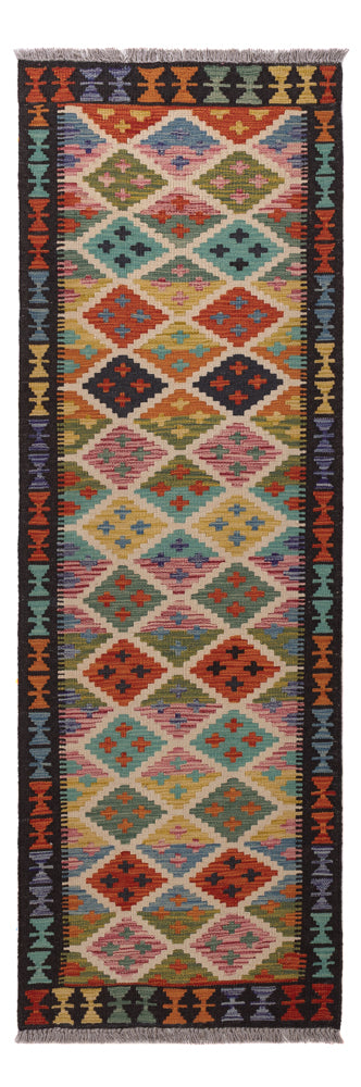 Kilim Maimana Tæppe 65x196cm - Uldtæppe