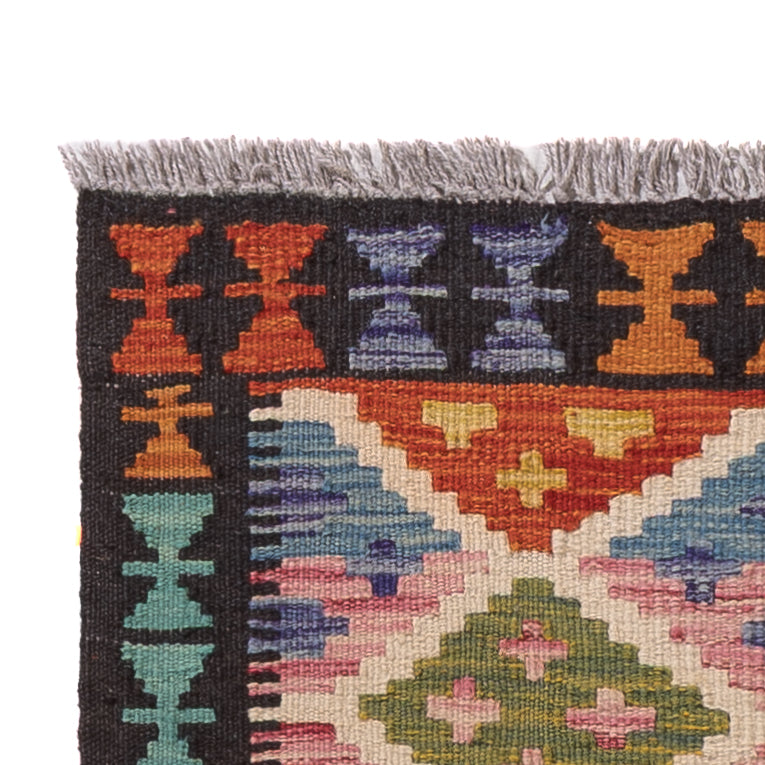 Kilim Maimana Tæppe 196x65cm - Uldtæppe