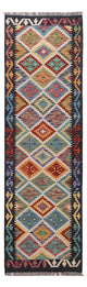 Kilim Maimana Tæppe 200x61cm - Uldtæppe