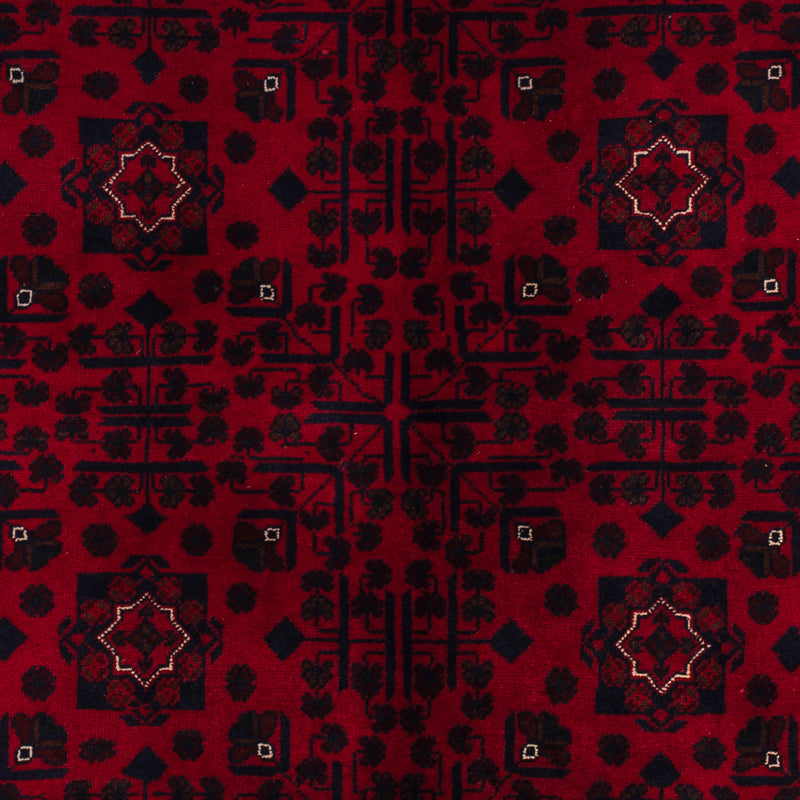 Afghan Teppich - Kunduz - 237 x 170 cm - dunkelrot