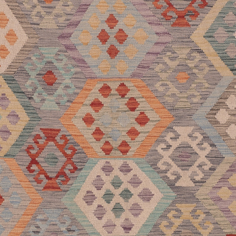 Kelim Teppich - Splash - 353 x 258 cm - mehrfarbig