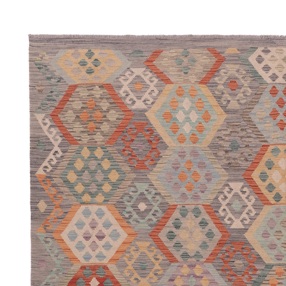 Kilim Maimana Tæppe 353x258cm - Uldtæppe