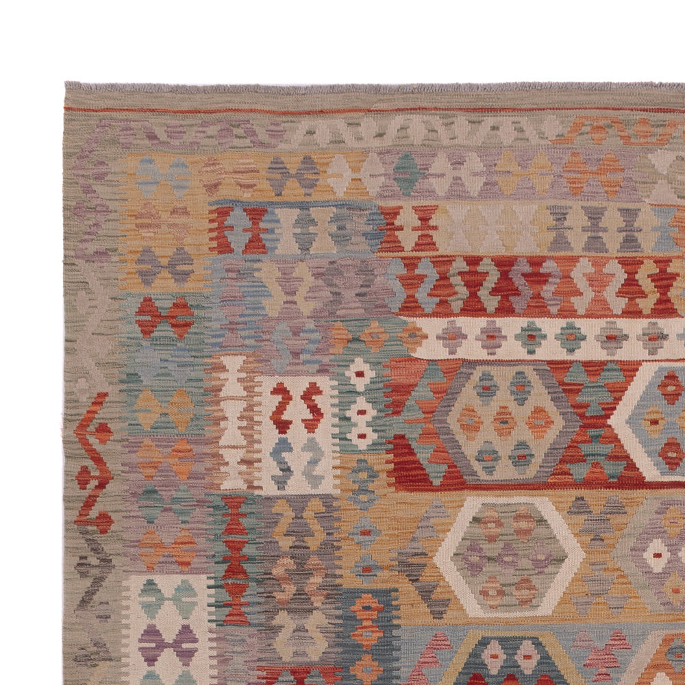 Kilim Maimana Tæppe 352x254cm - Uldtæppe