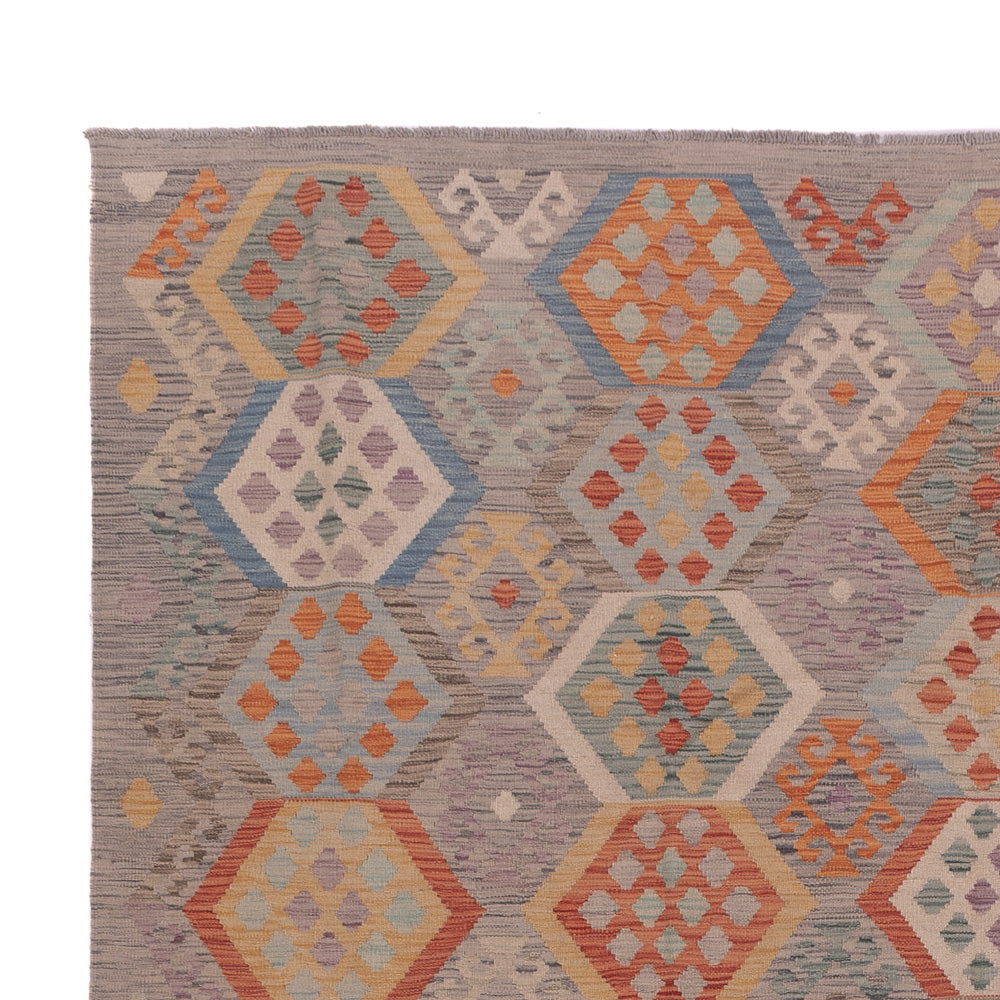 Kilim Maimana Tæppe 350x256cm - Uldtæppe