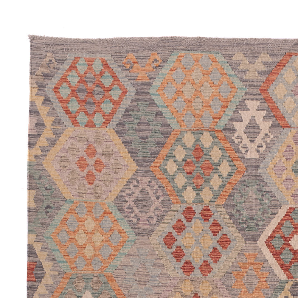 Kilim Maimana Tæppe 340x244cm - Uldtæppe