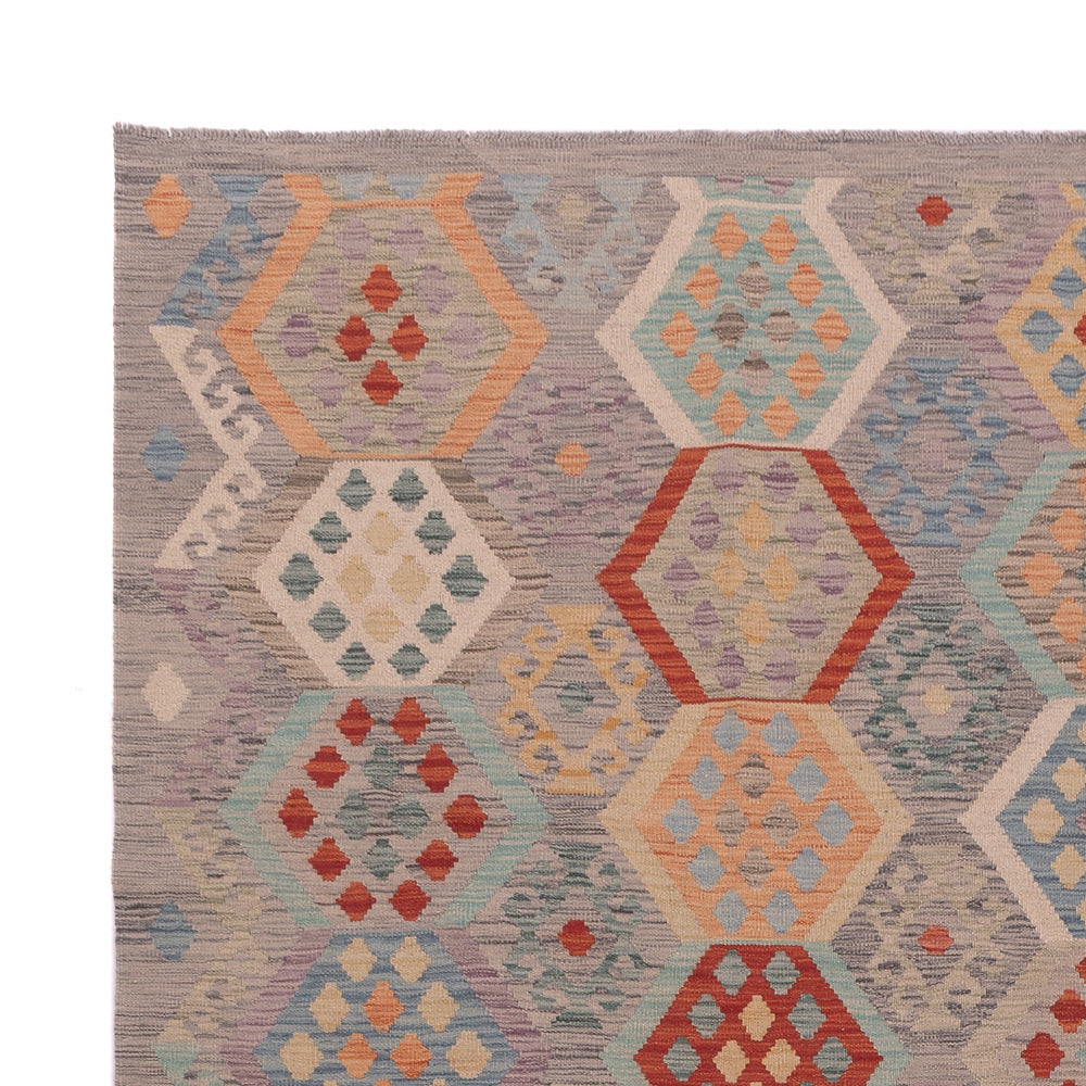 Kilim Maimana Tæppe 353x262cm - Uldtæppe