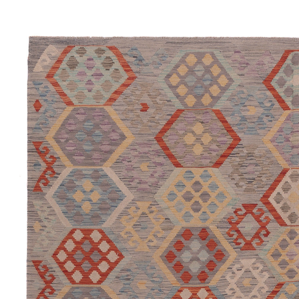 Kilim Maimana Tæppe 342x257cm - Uldtæppe