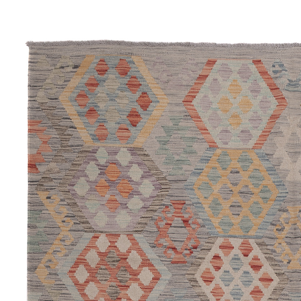 Kilim Maimana Tæppe 302x202cm - Uldtæppe