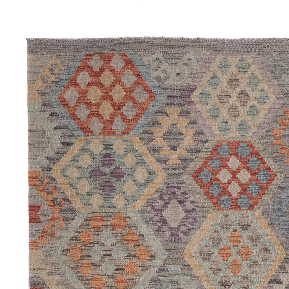Kilim Maimana Tæppe 302x200cm - Uldtæppe