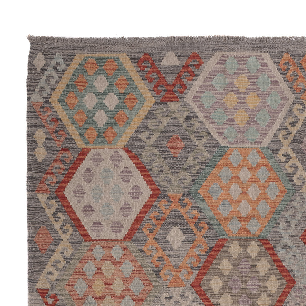 Kilim Maimana Tæppe 294x209cm - Uldtæppe