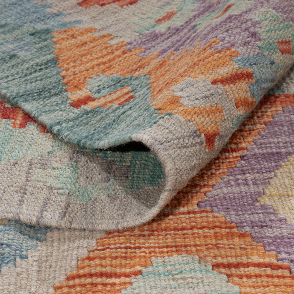 Kelim Teppich - Splash - 298 x 247 cm - mehrfarbig