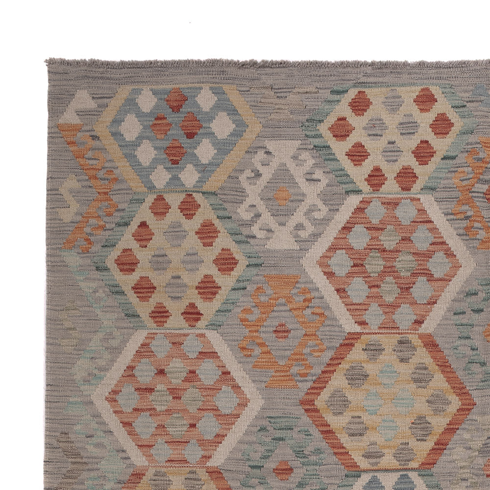 Kilim Maimana Tæppe 297x208cm - Uldtæppe