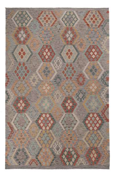 Kilim Maimana Tæppe 198x297cm - Uldtæppe