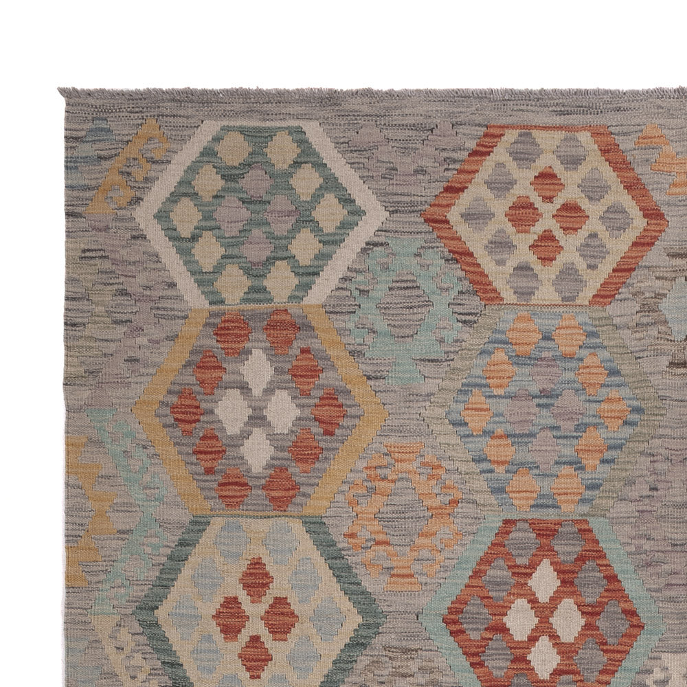 Kilim Maimana Tæppe 297x198cm - Uldtæppe