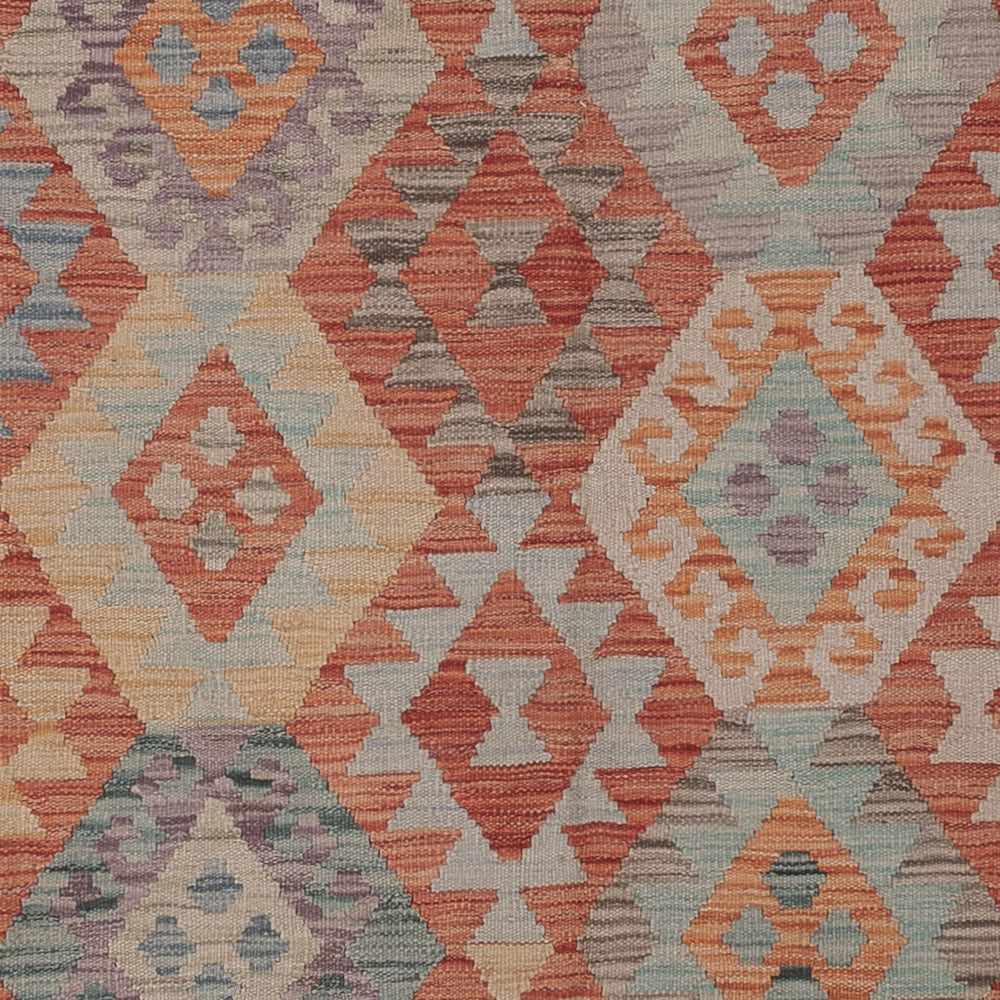 Kelim Teppich - Splash - 296 x 257 cm - mehrfarbig