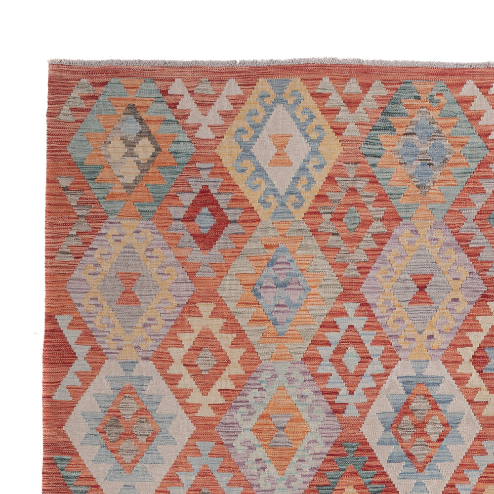 Kilim Maimana Tæppe 307x253cm - Uldtæppe