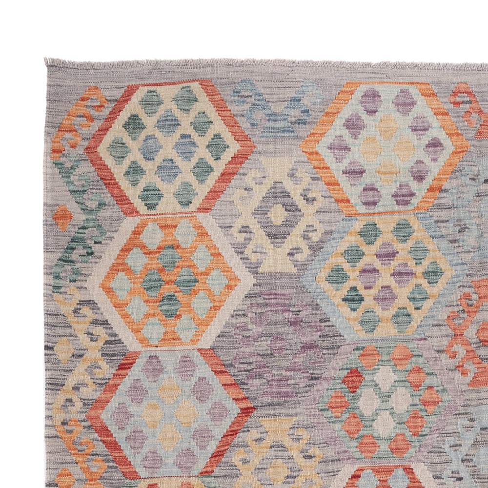 Kilim Maimana Tæppe 297x211cm - Uldtæppe