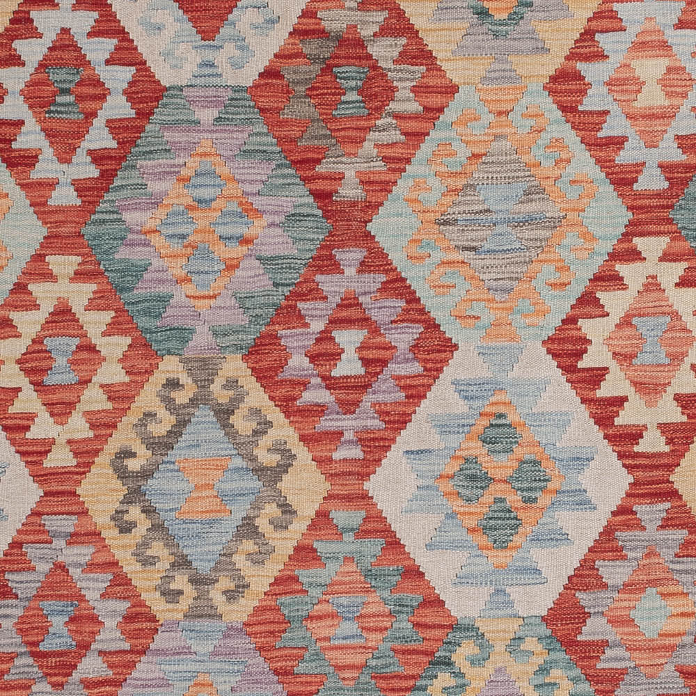 Kelim Teppich - Splash - 305 x 251 cm - mehrfarbig