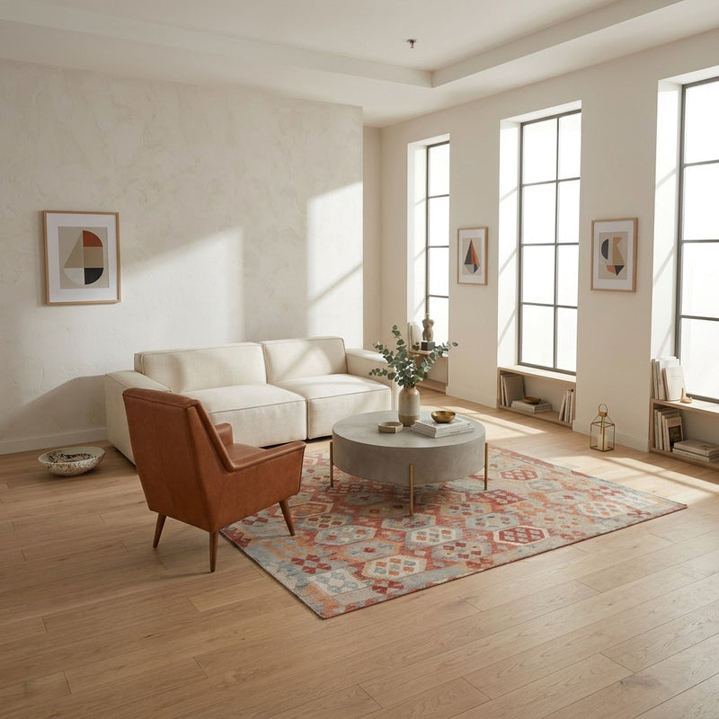 Kilim Maimana Tæppe 235x170cm - Uldtæppe