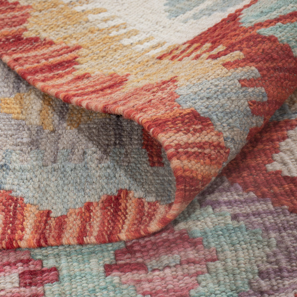 Kelim Teppich - Splash - 230 x 176 cm - mehrfarbig