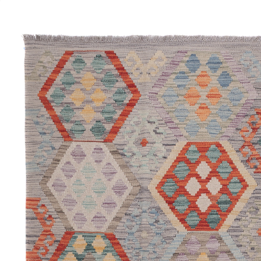 Kilim Maimana Tæppe 238x175cm - Uldtæppe