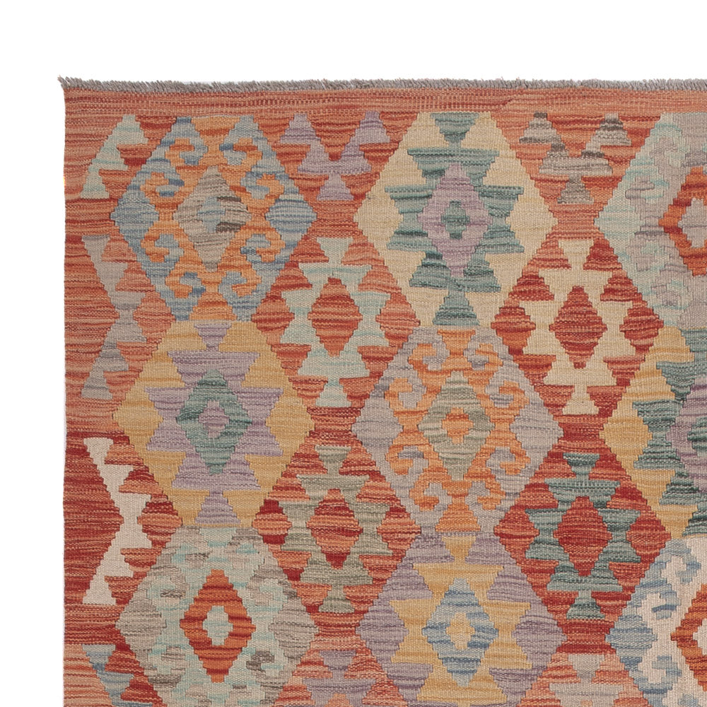 Kilim Maimana Tæppe 246x179cm - Uldtæppe