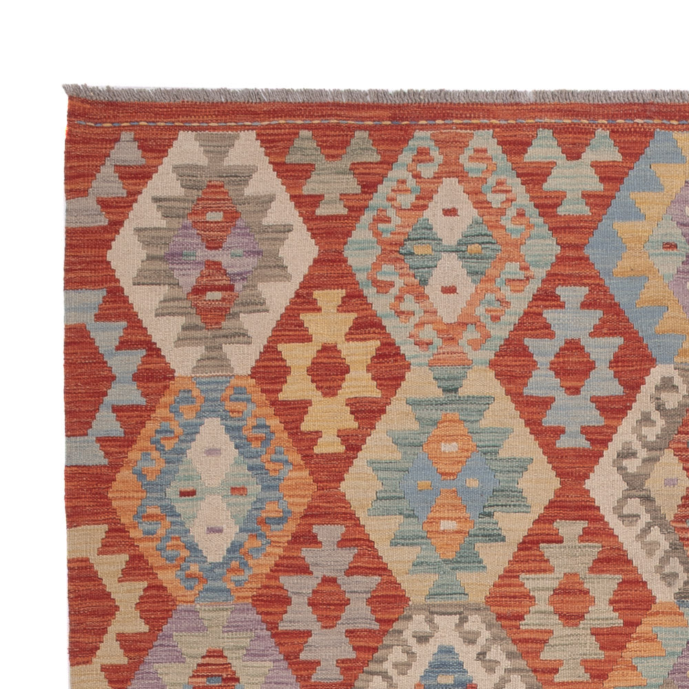 Kilim Maimana Tæppe 243x177cm - Uldtæppe