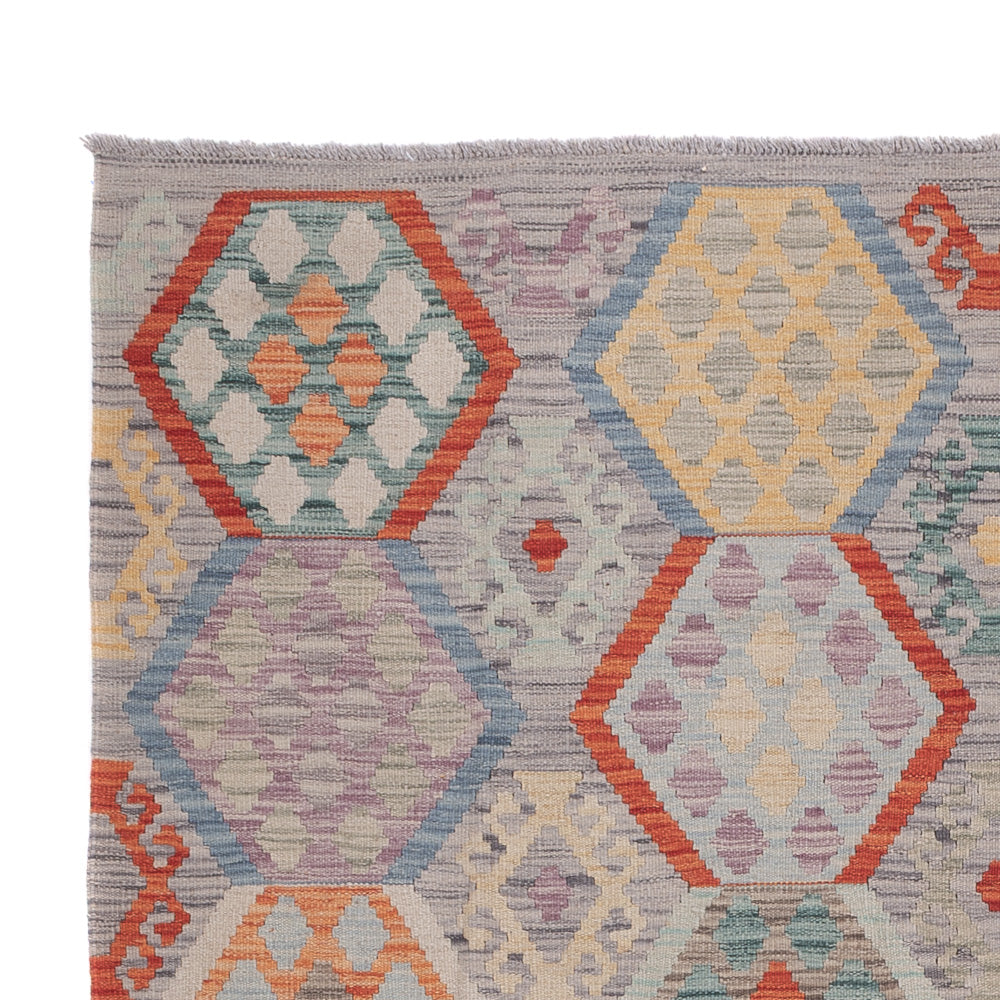 Kilim Maimana Tæppe 238x176cm - Uldtæppe