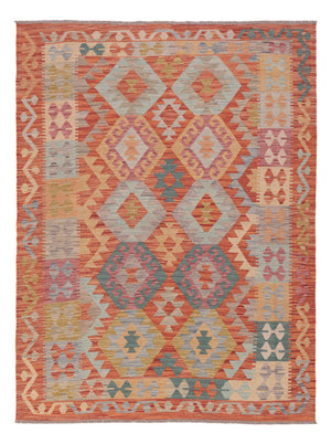 Kelim Teppich - Splash - 196 x 147 cm - mehrfarbig