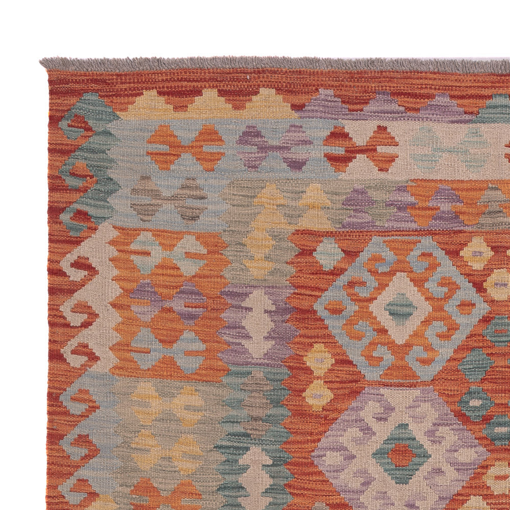 Kilim Maimana Tæppe 195x149cm - Uldtæppe
