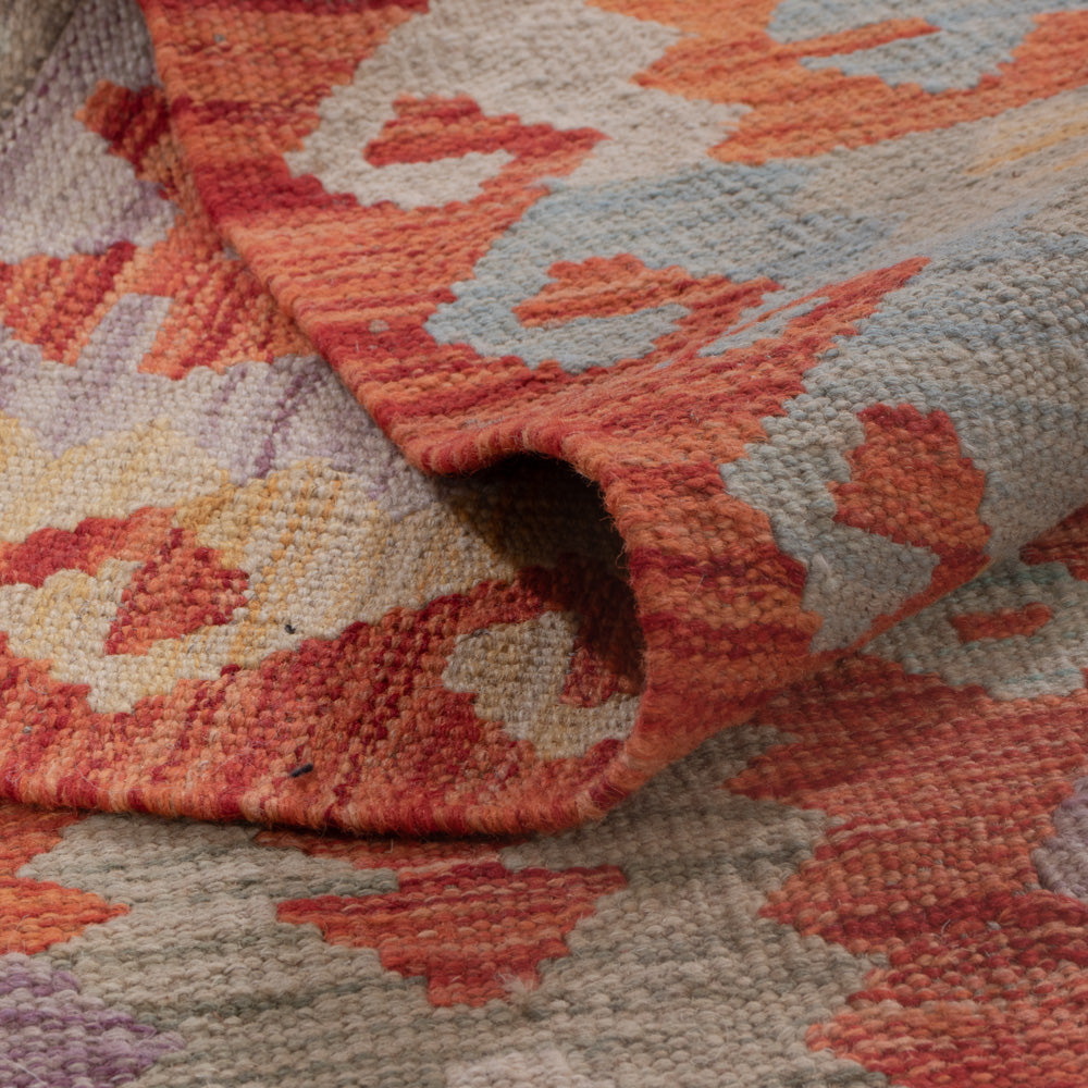 Kelim Teppich - Splash - 195 x 149 cm - mehrfarbig