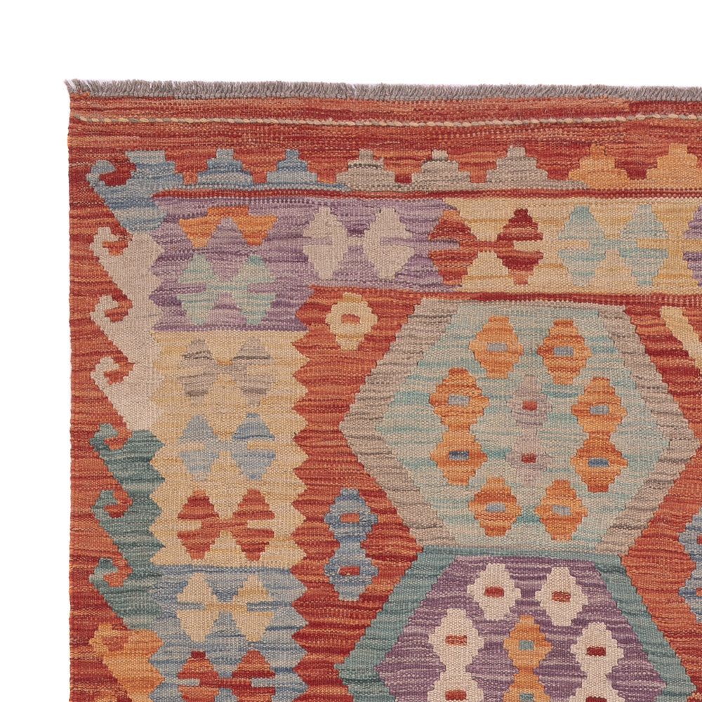 Kilim Maimana Tæppe 197x150cm - Uldtæppe