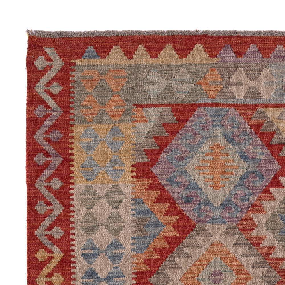 Kilim Maimana Tæppe 192x150cm - Uldtæppe
