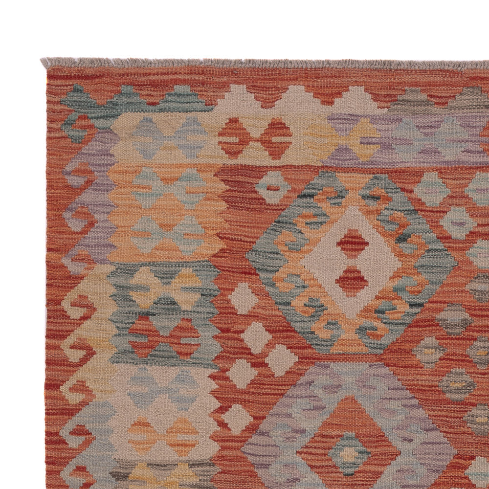 Kilim Maimana Tæppe 200x148cm - Uldtæppe
