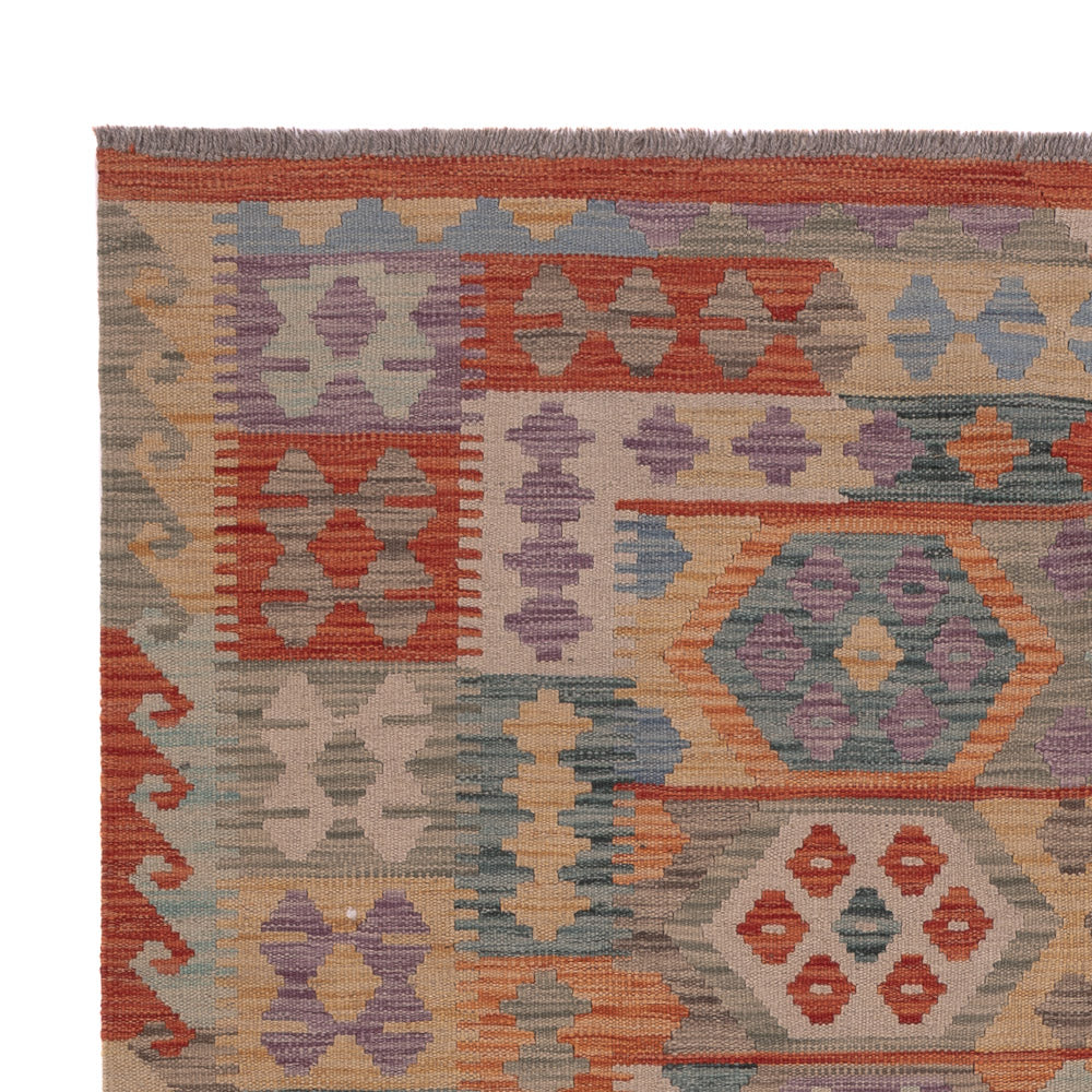 Kilim Maimana Tæppe 192x146cm - Uldtæppe