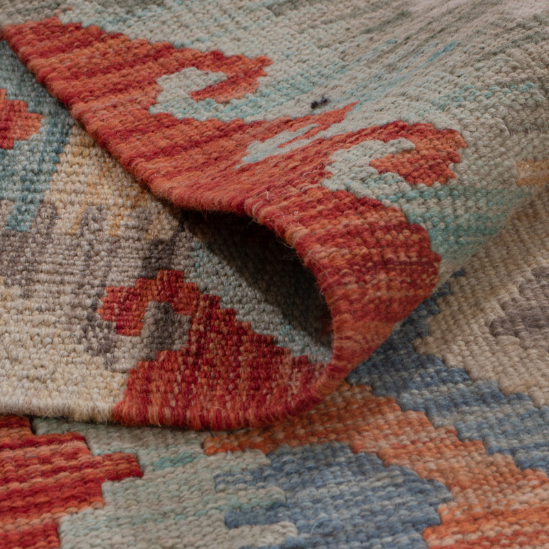 Kelim Teppich - Splash - 192 x 146 cm - mehrfarbig