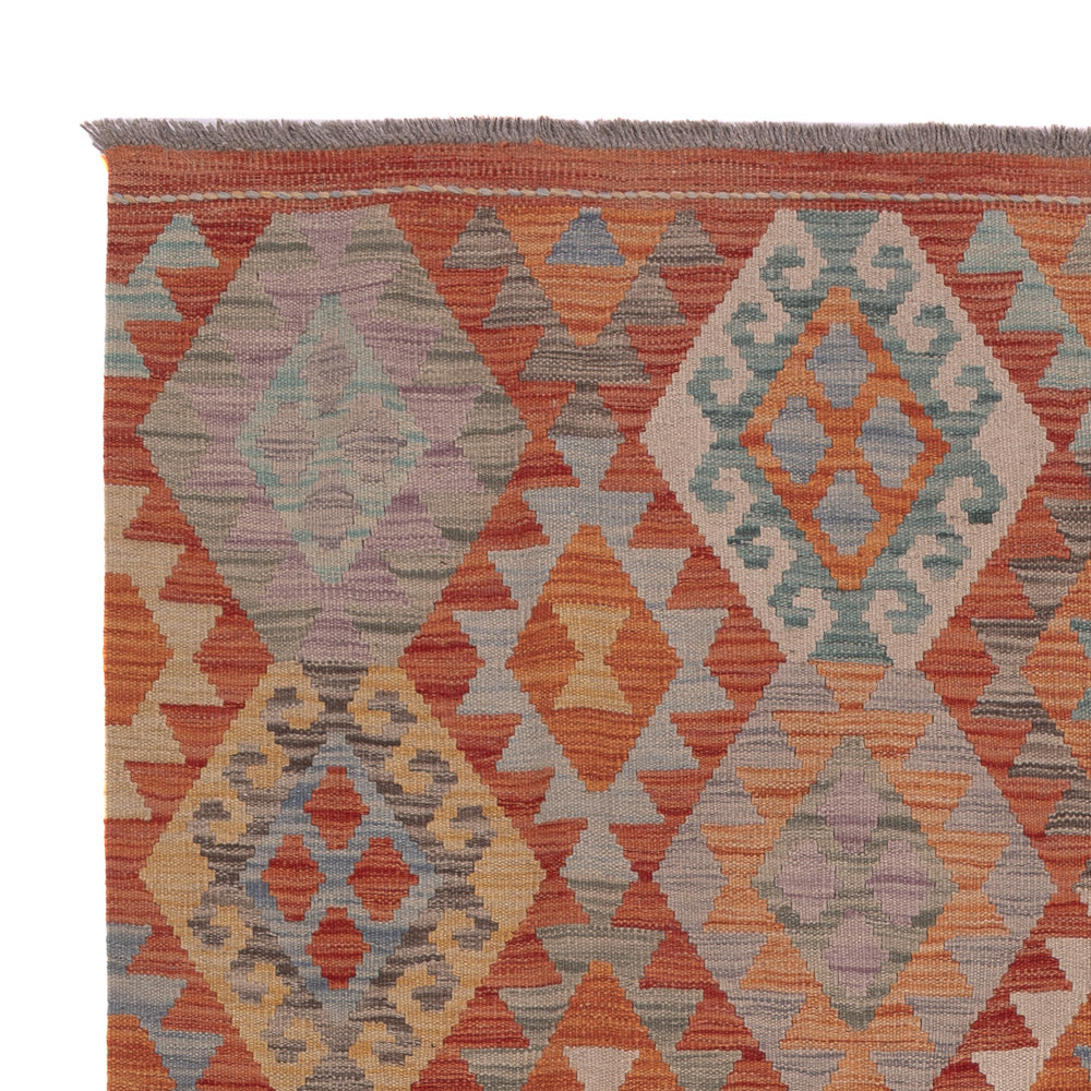 Kelim Teppich - Splash - 200 x 154 cm - mehrfarbig