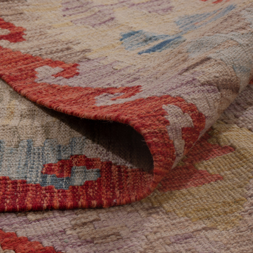 Kelim Teppich - Splash - 191 x 145 cm - mehrfarbig