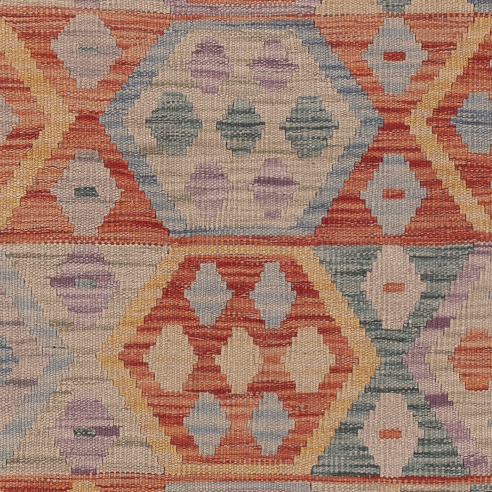 Kelim Teppich - Splash - 192 x 150 cm - mehrfarbig