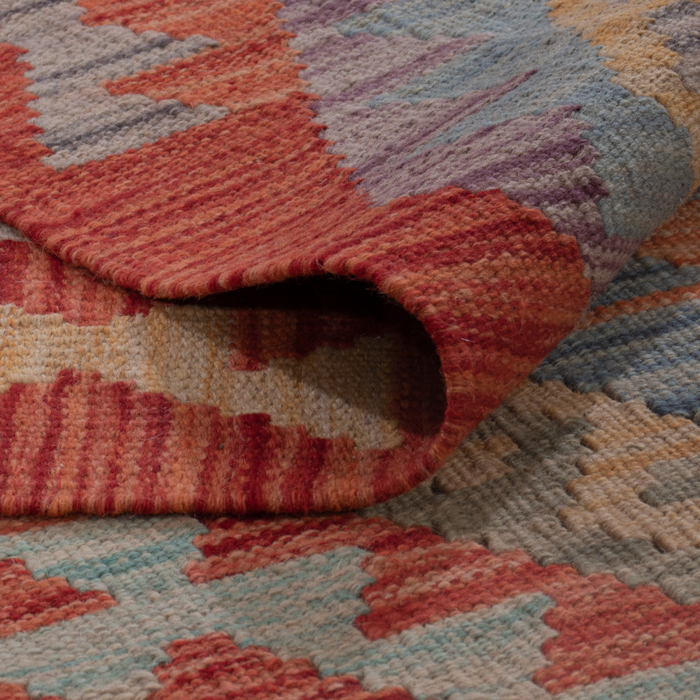 Kelim Teppich - Splash - 200 x 155 cm - mehrfarbig