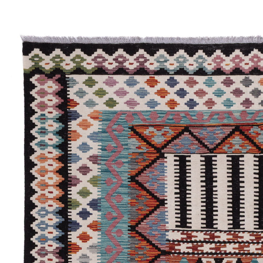 Kilim Maimana Tæppe 297x203cm - Uldtæppe