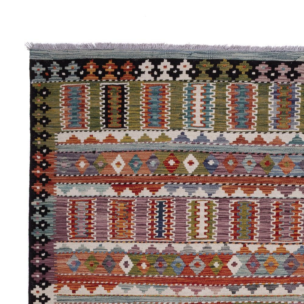 Kilim Maimana Tæppe 298x204cm - Uldtæppe