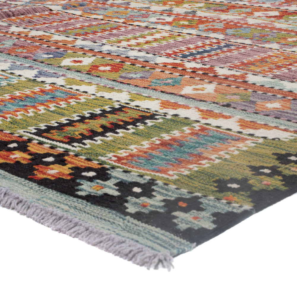 Kelim Teppich - Splash - 298 x 204 cm - mehrfarbig