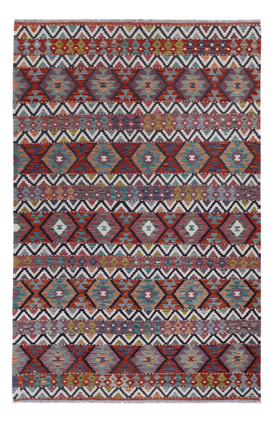 Kilim Maimana Tæppe 198x303cm - Uldtæppe