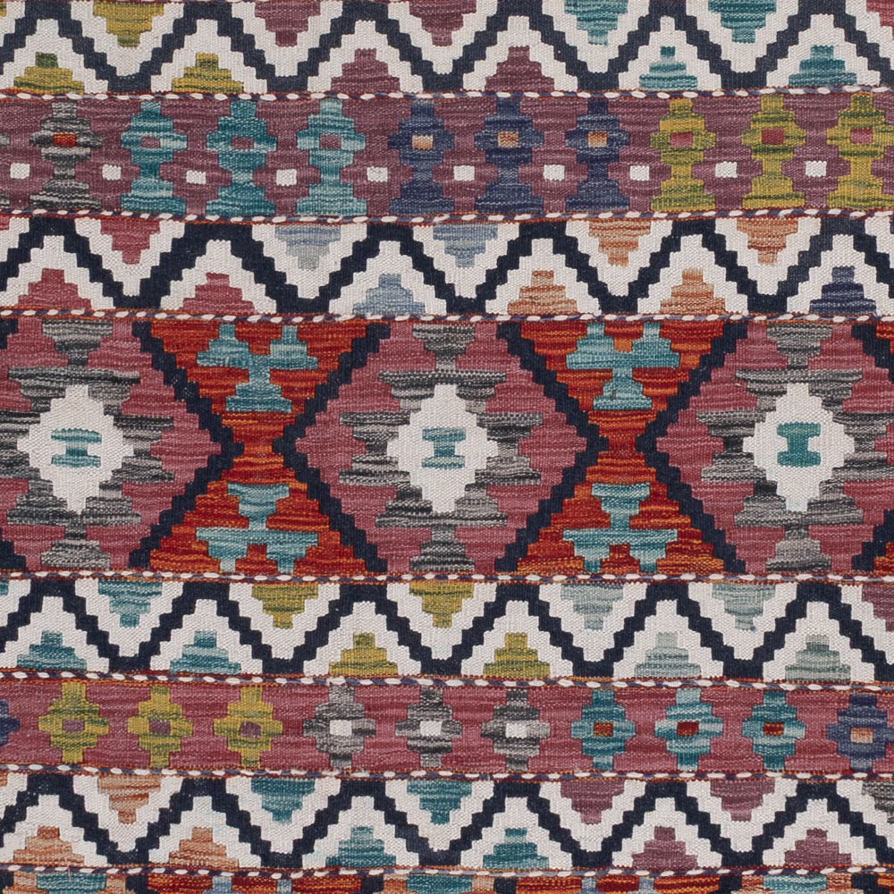 Kelim Teppich - Splash - 303 x 198 cm - mehrfarbig