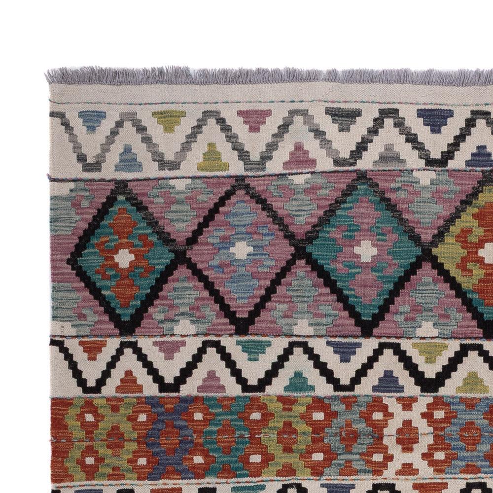 Kilim Maimana Tæppe 236x176cm - Uldtæppe
