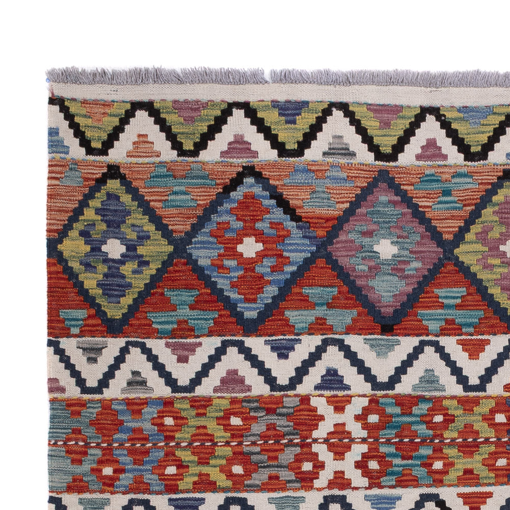 Kilim Maimana Tæppe 237x176cm - Uldtæppe