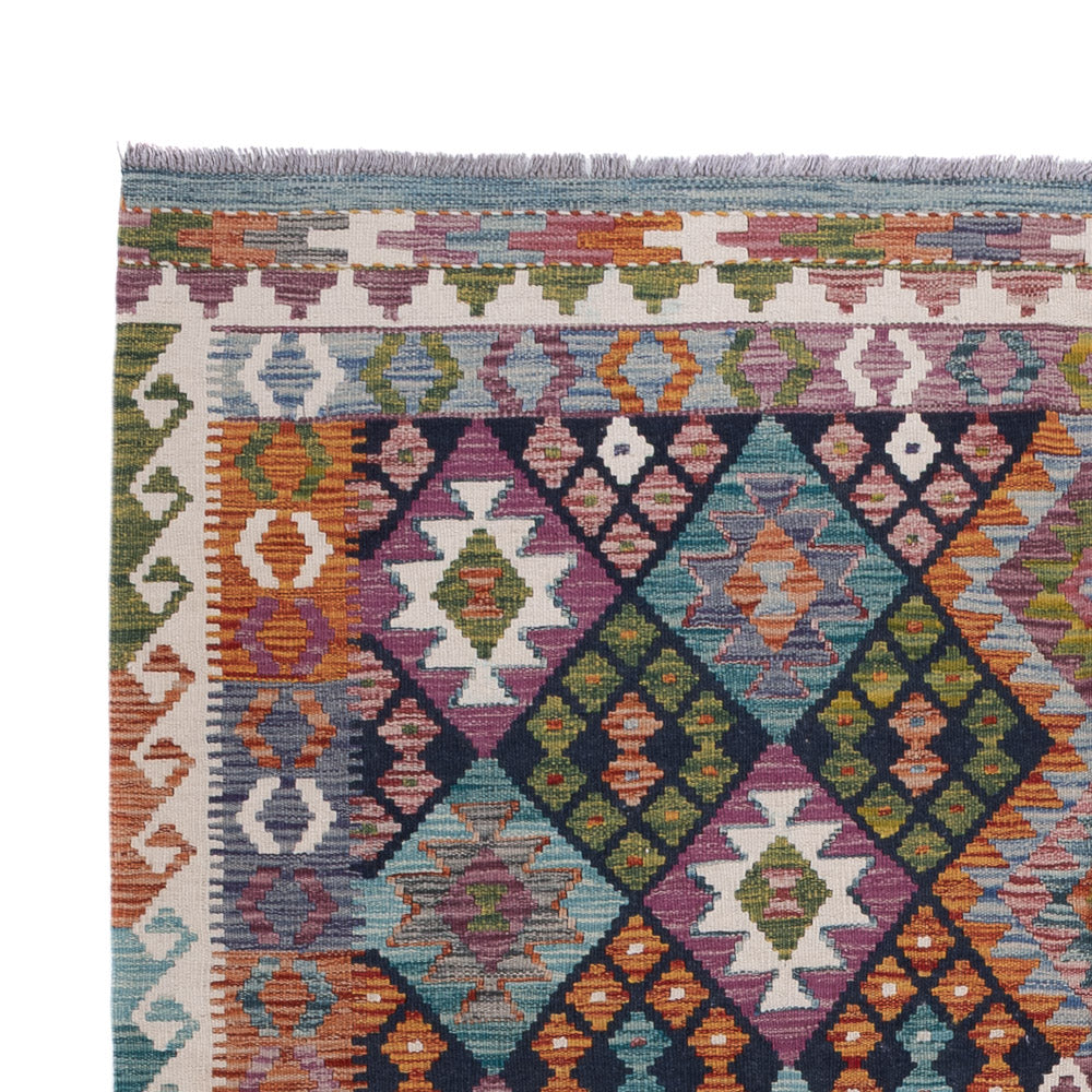 Kilim Maimana Tæppe 252x177cm - Uldtæppe