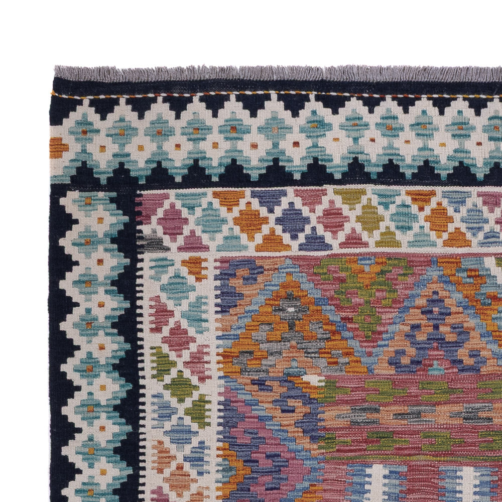 Kilim Maimana Tæppe 248x178cm - Uldtæppe